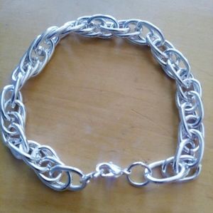 Silver Fashion Chain Bracelet. NWOT.
